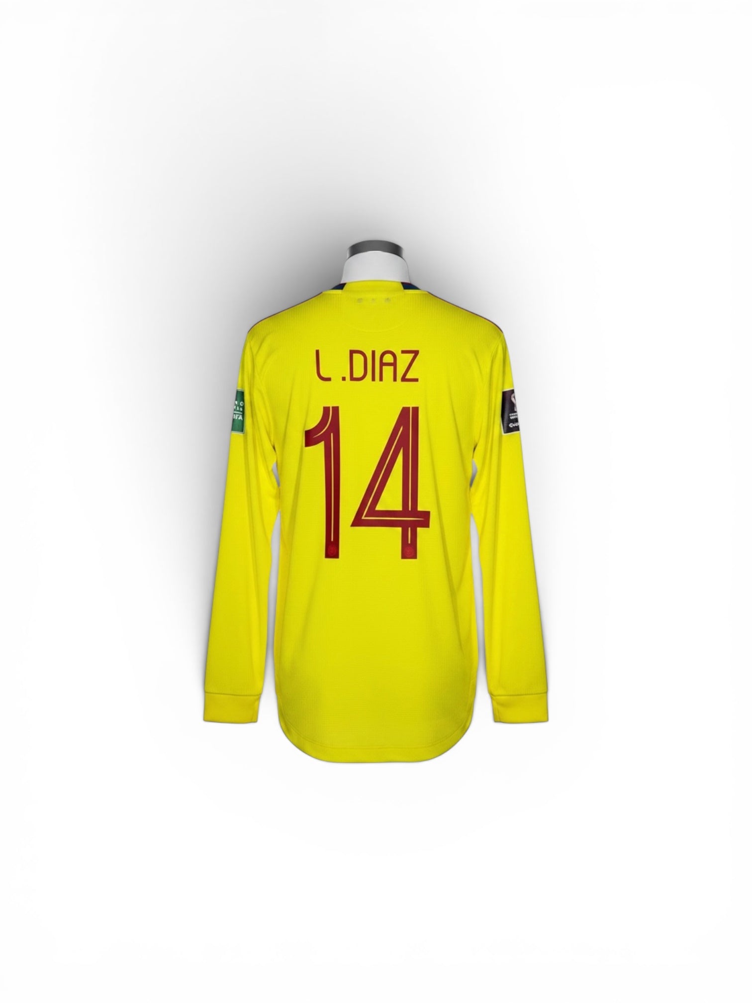 Selección Colombia Luis Díaz #14 Jersey Utileria Adidas