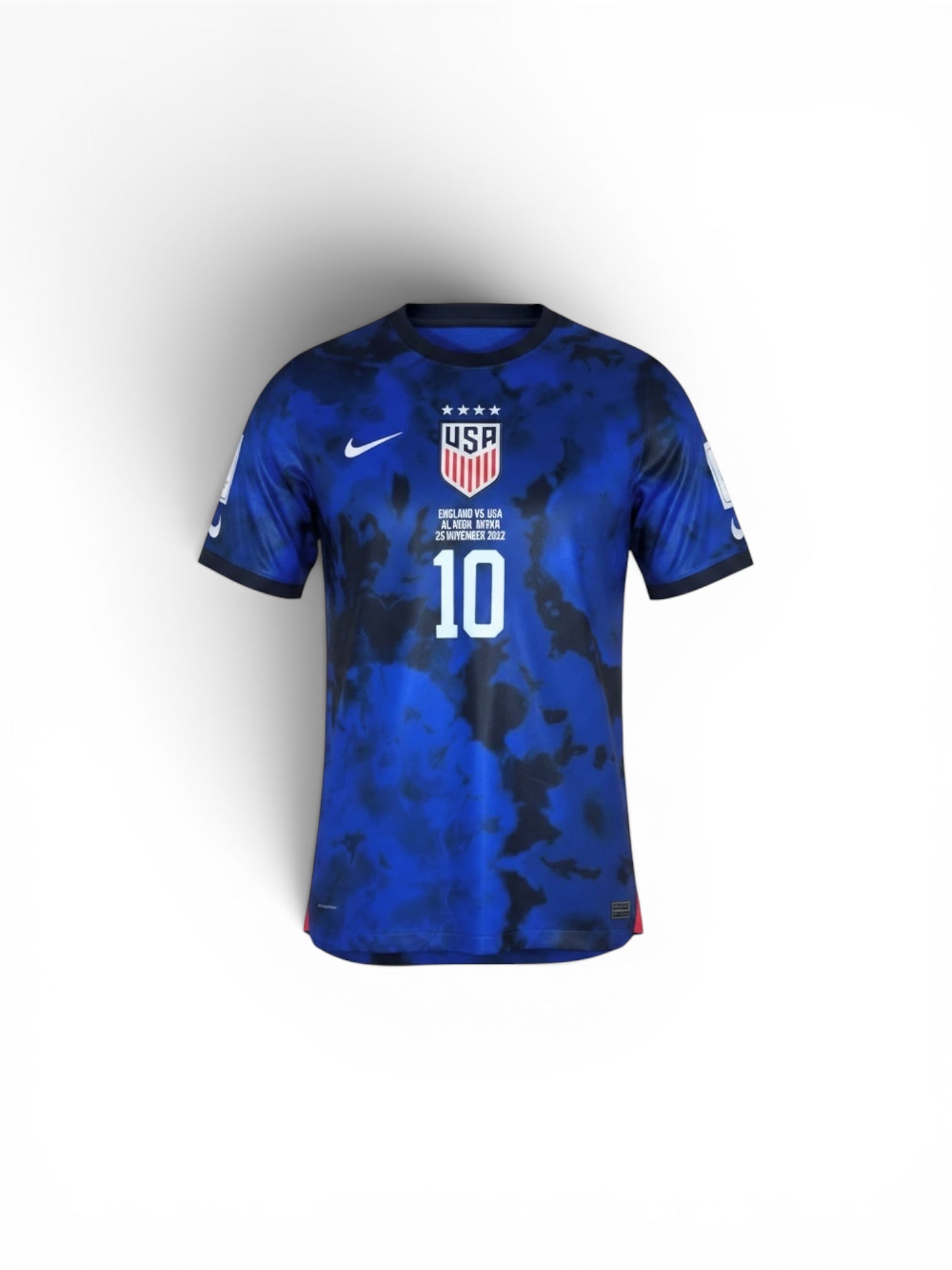 USMNT Christian Pulisic #10 Jersey – Nike FIFA World Cup Qatar 2022